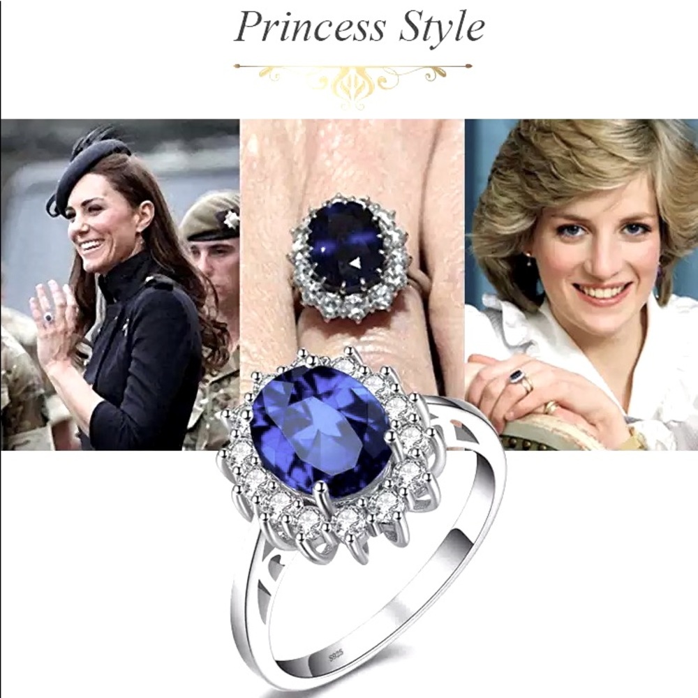 💍 Princess Diana/KateMiddleton signature engagement ring (resizable)